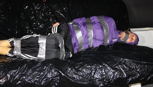 Shiny Nylon Arts Bound invite you to explore a free pictures with hot chick in fetish bdsm action