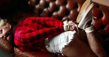 blackfoxbound pleased to share with you a free gallery with sexy girl in bound porn